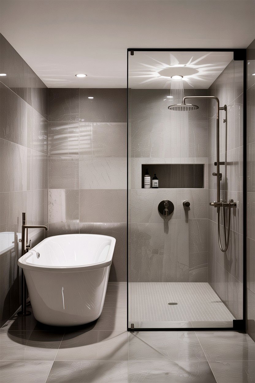 Wet Room Layout - 30 freestanding tub ideas