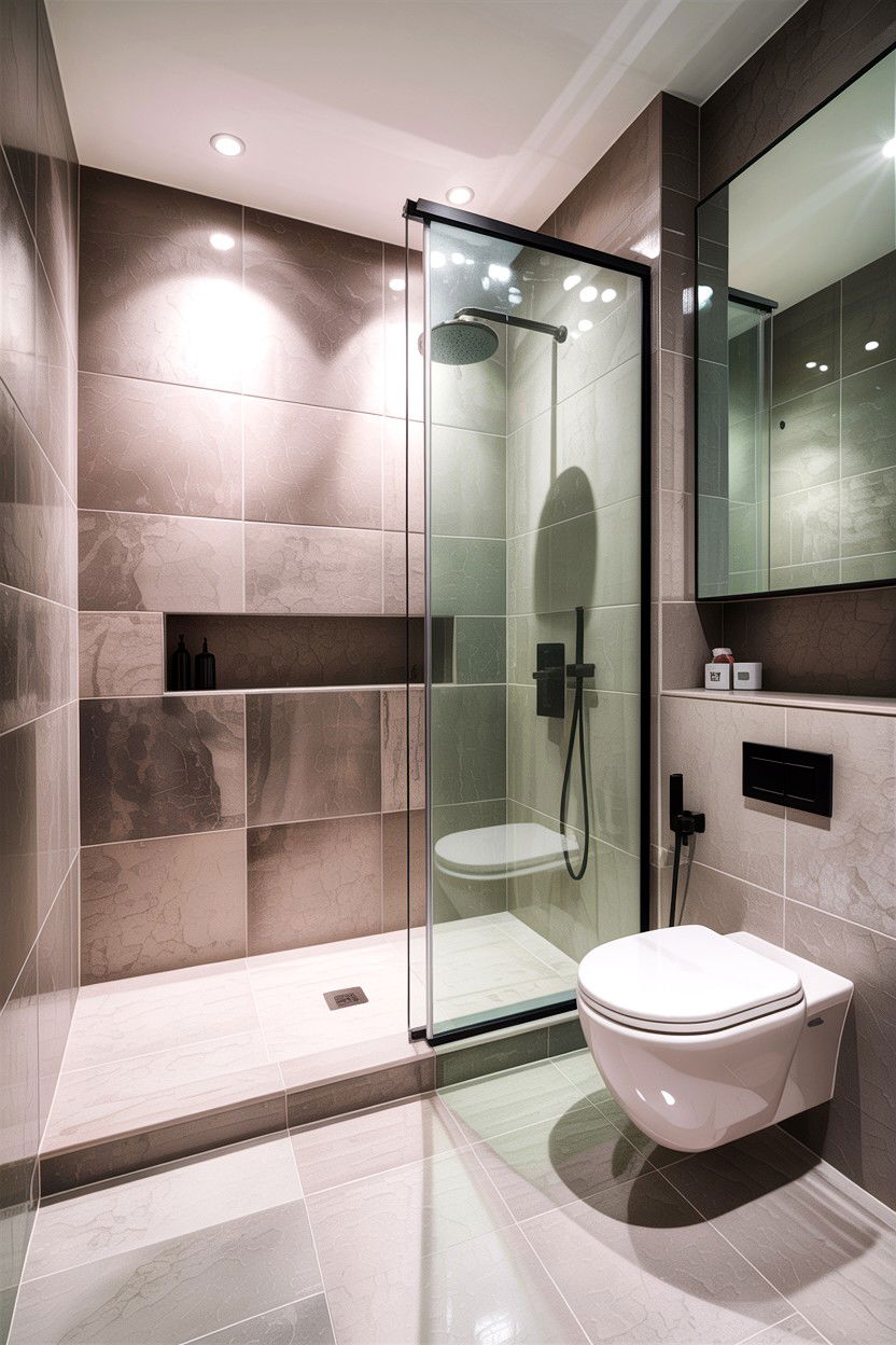 Wet room bathroom layout - 30 bathroom design ideas