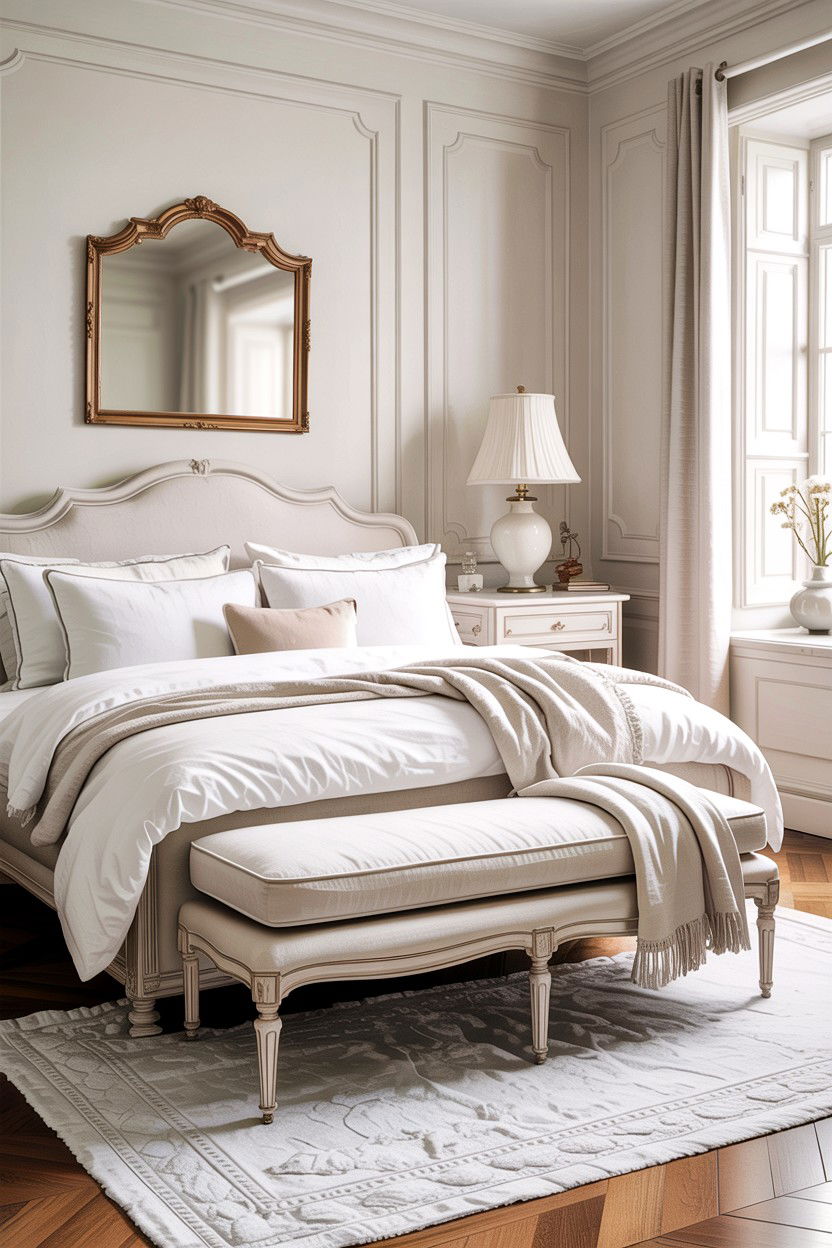 White Bedroom Bench - 30 bedroom upholstered benches