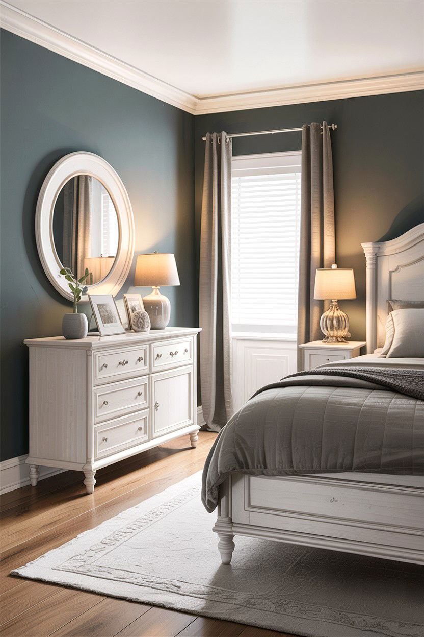 White Bedroom Grey Walls - 30 bedroom white furniture ideas