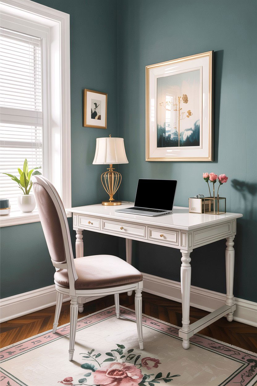White Corner Desk - 30 bedroom corner desk ideas