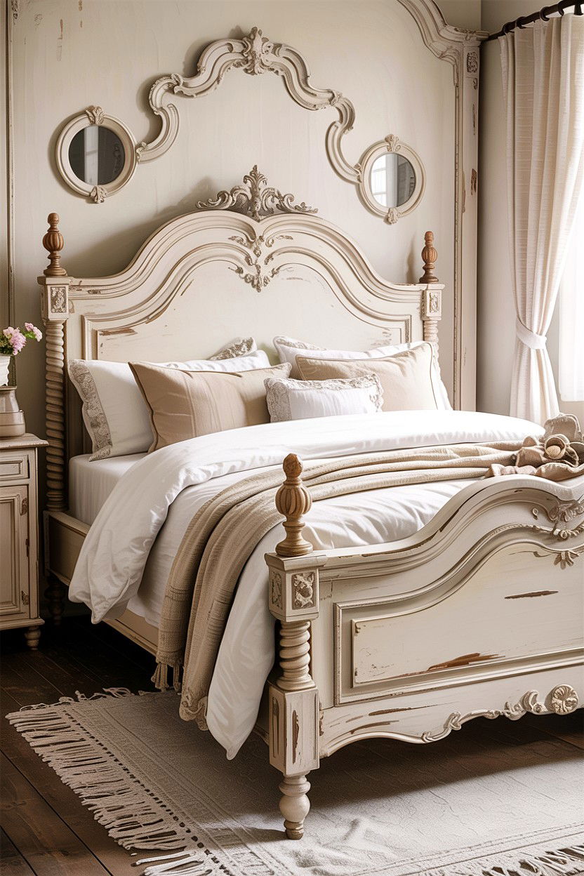 30 French Shabby Chic Bedroom Ideas for Soft Style