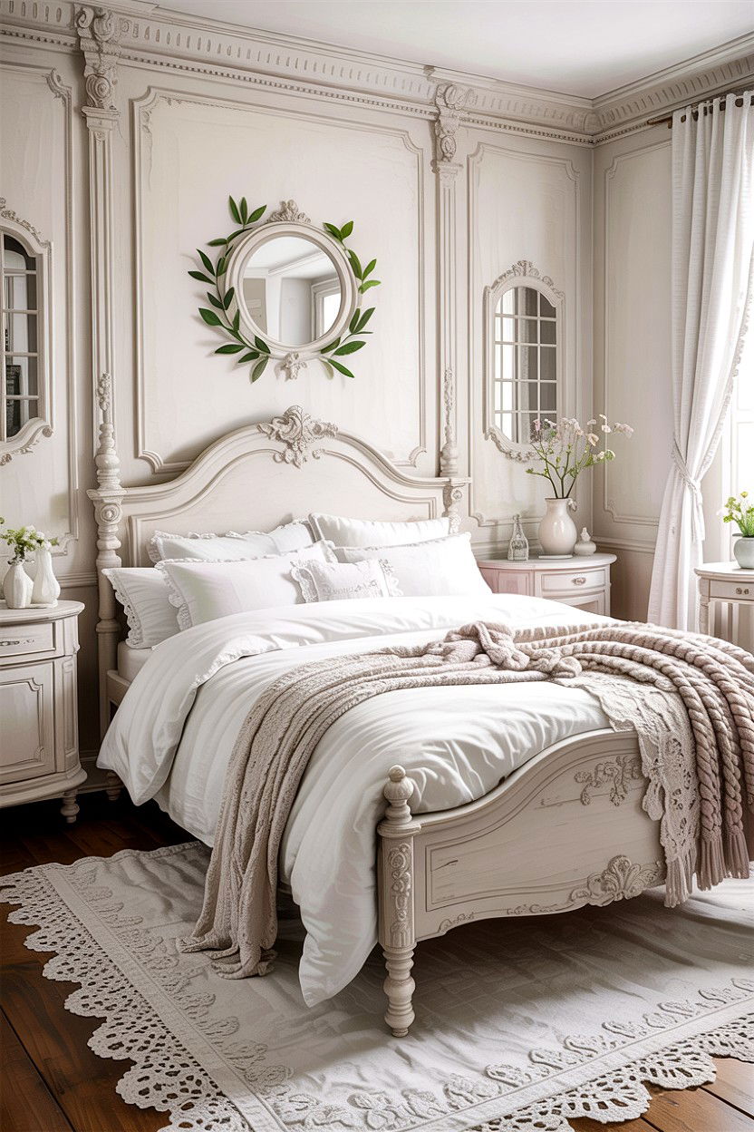 White French Bedroom - 30 French bedroom ideas