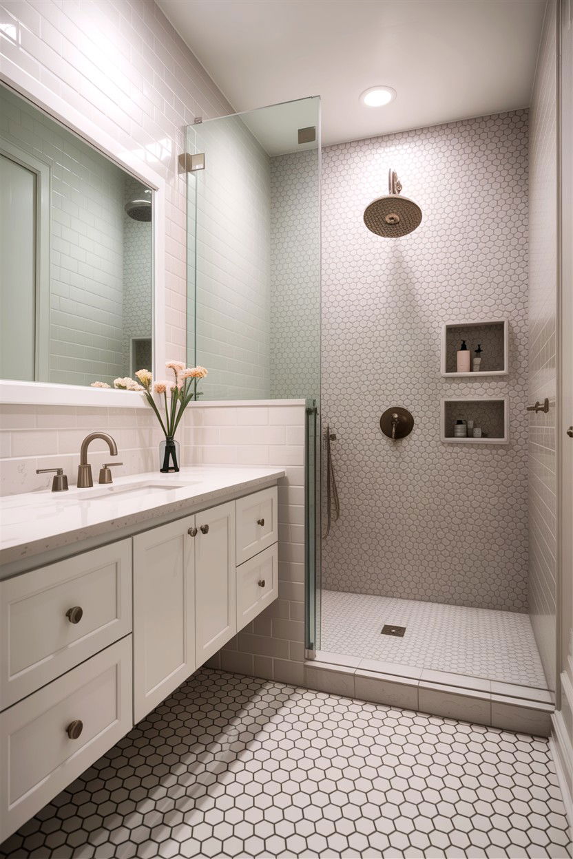 30 Clean All White Bathroom Ideas for a Fresh Look