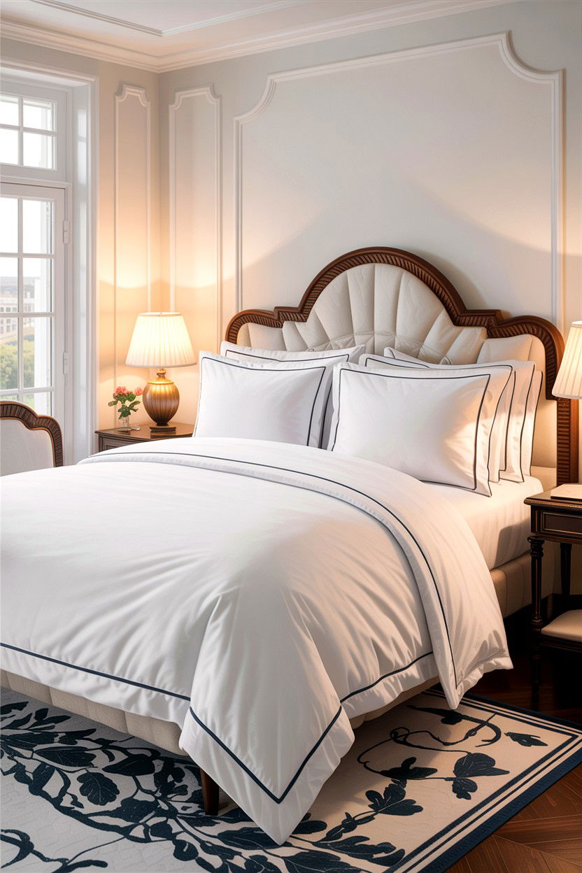 White Hotel Bedding - 30 bedroom bedding ideas