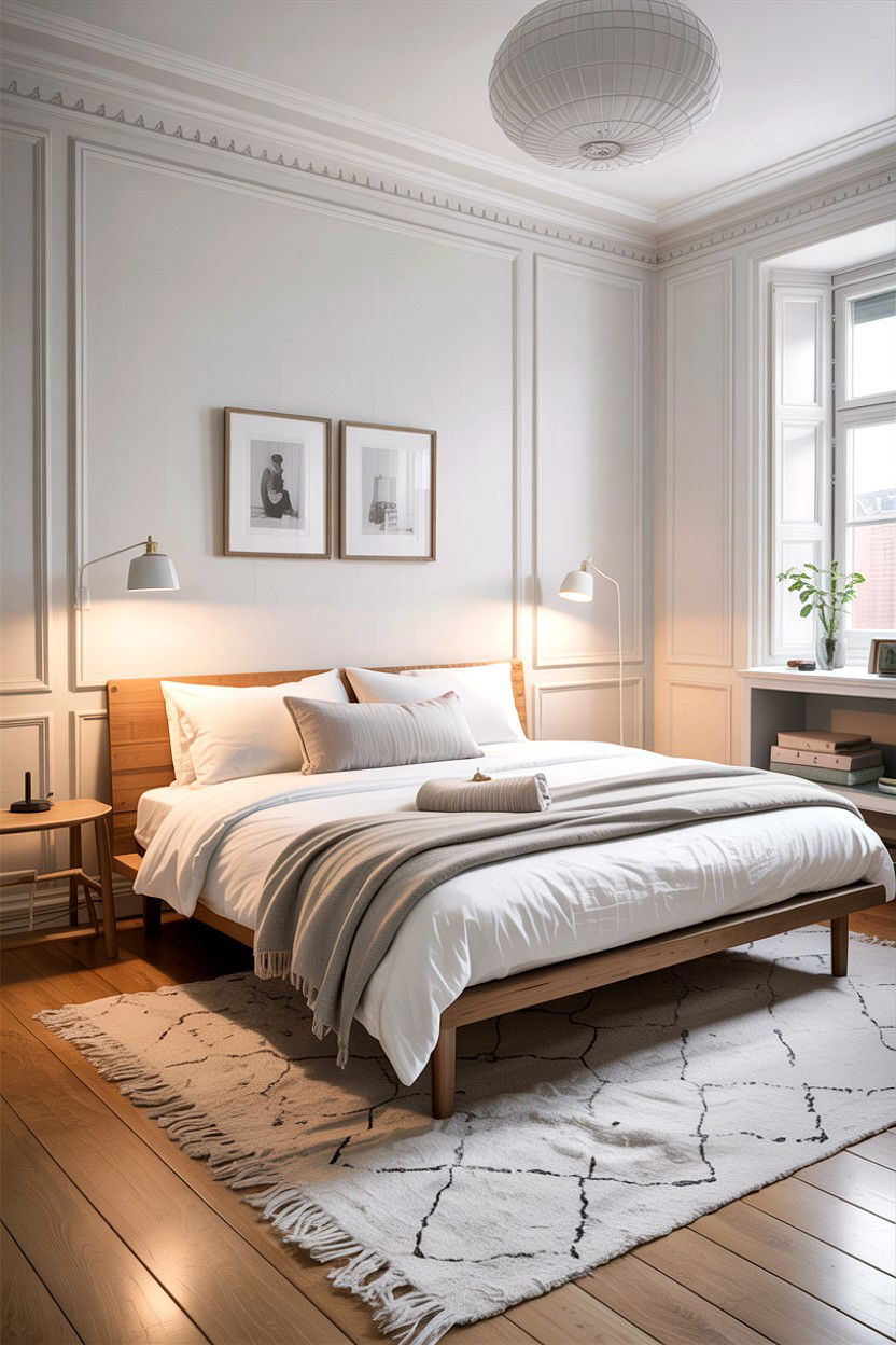 White Scandinavian Bedroom - 30 Scandinavian minimalist bedroom ideas