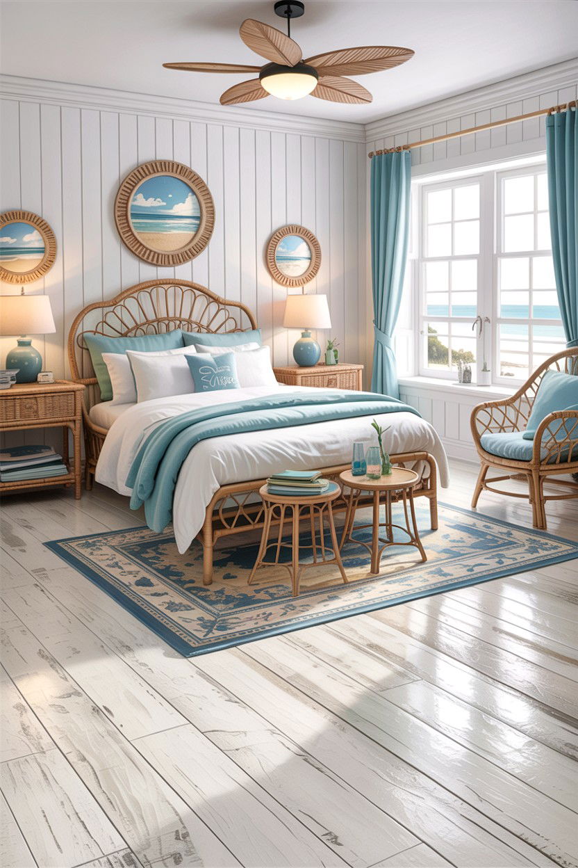 White Washed Laminate Flooring - 30 bedroom laminate flooring ideas