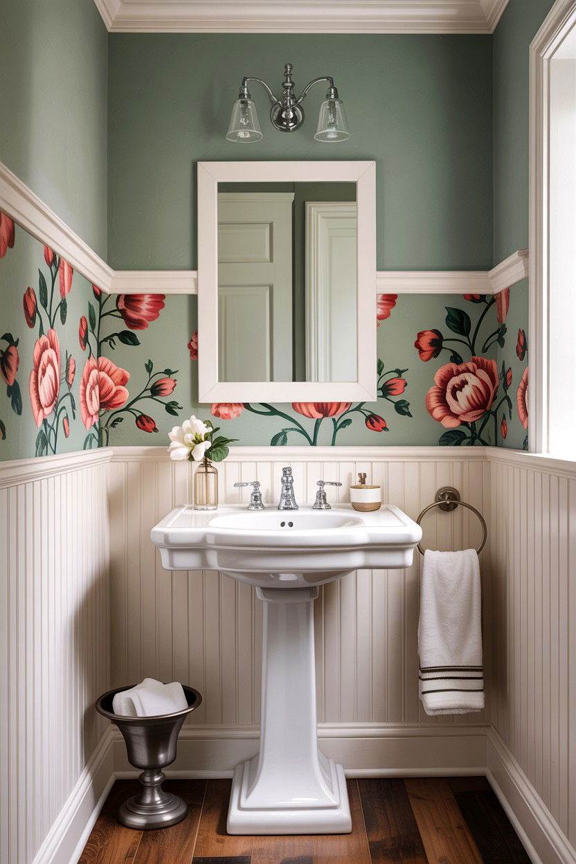 White bathroom beadboard wainscoting - 30 bathroom beadboard ideas