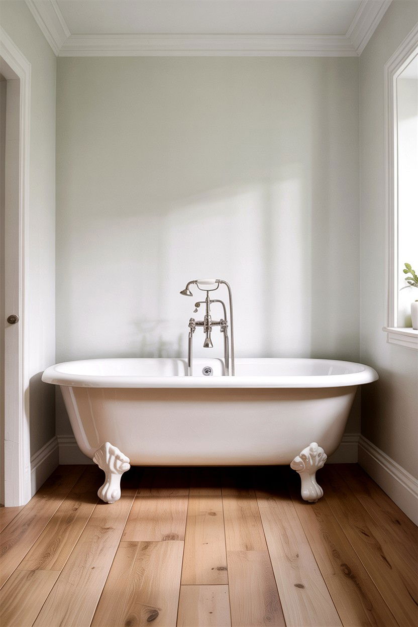 White clawfoot tub - 30 clawfoot tub ideas