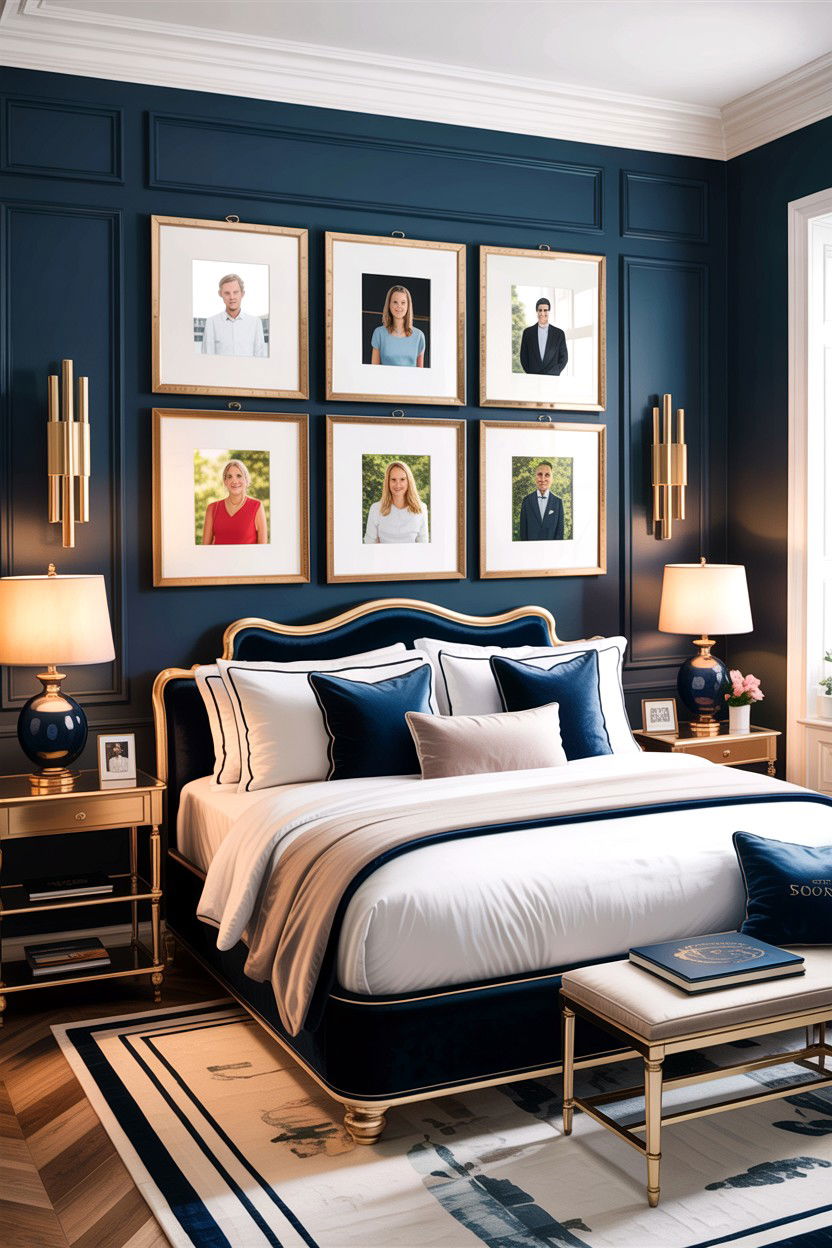 Wide Matted Frames - 30 bedroom picture frames