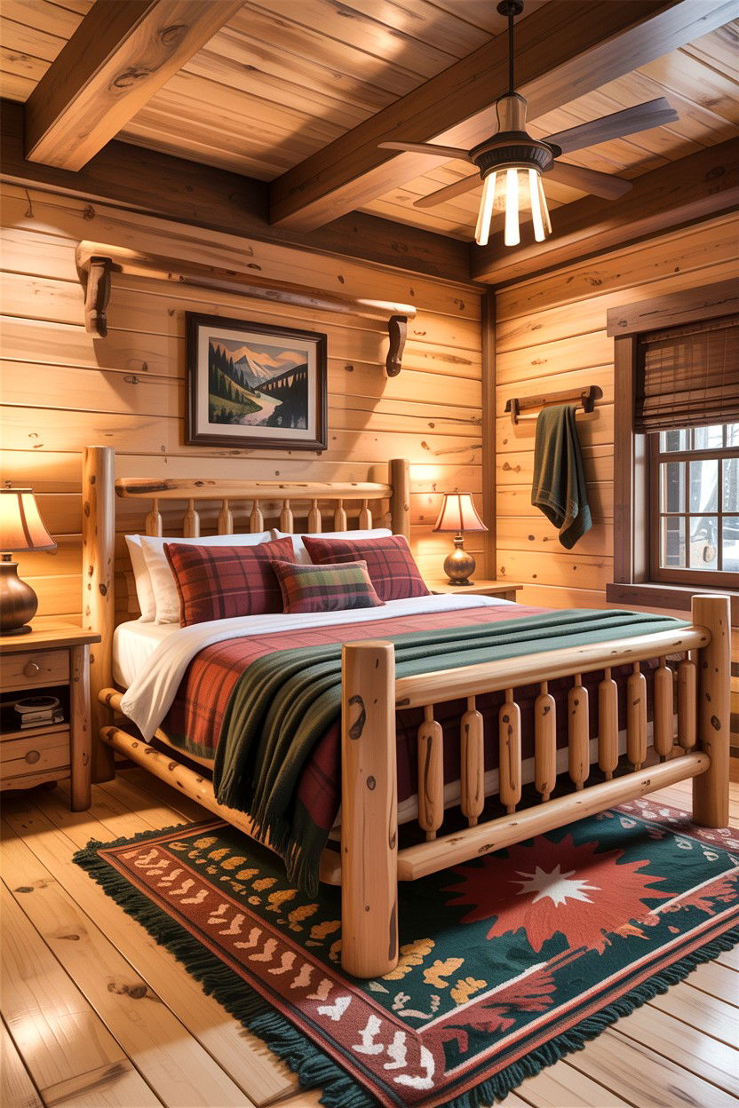 Wide Plank Pine - 30 bedroom flooring ideas