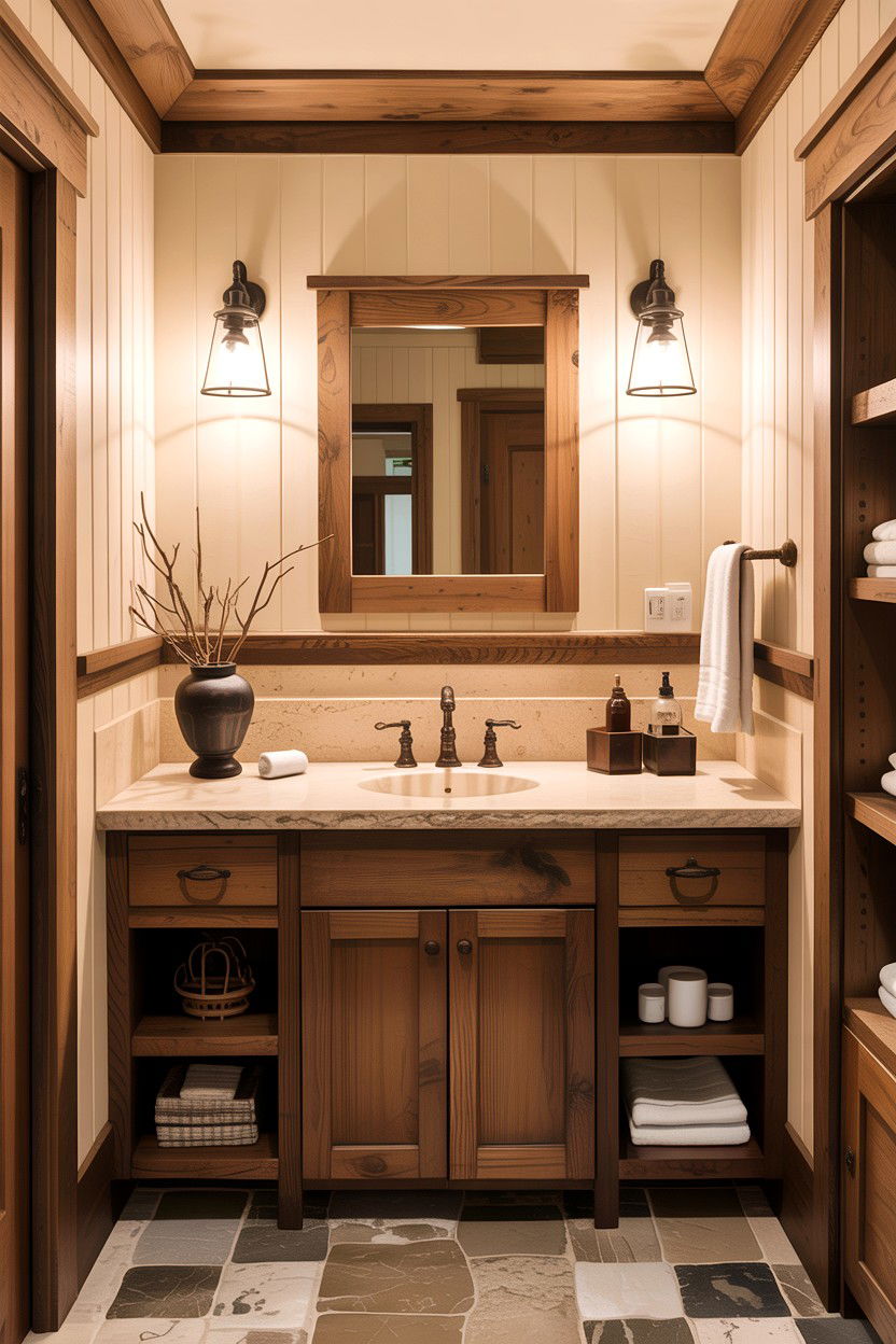 Wide board and batten bathroom - 30 bathroom board and batten ideas