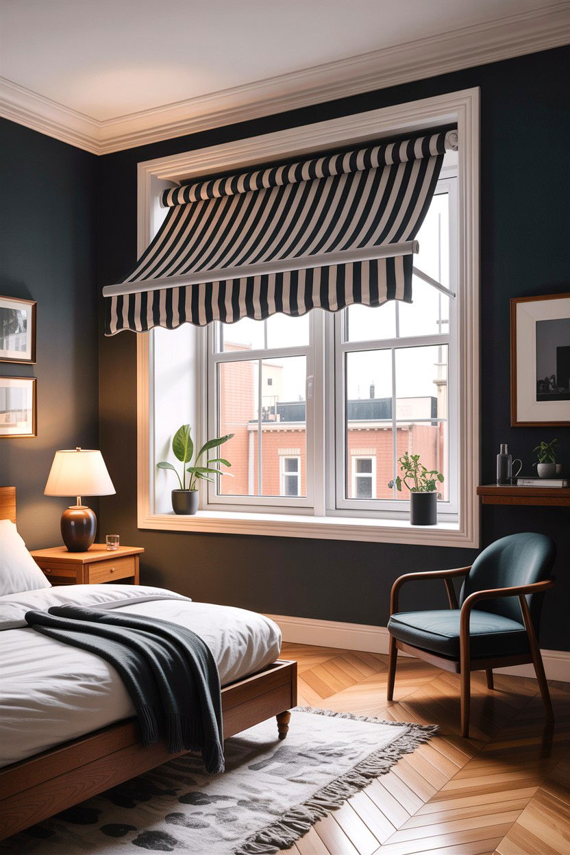 Window Awning - 30 bedroom temperature control ideas