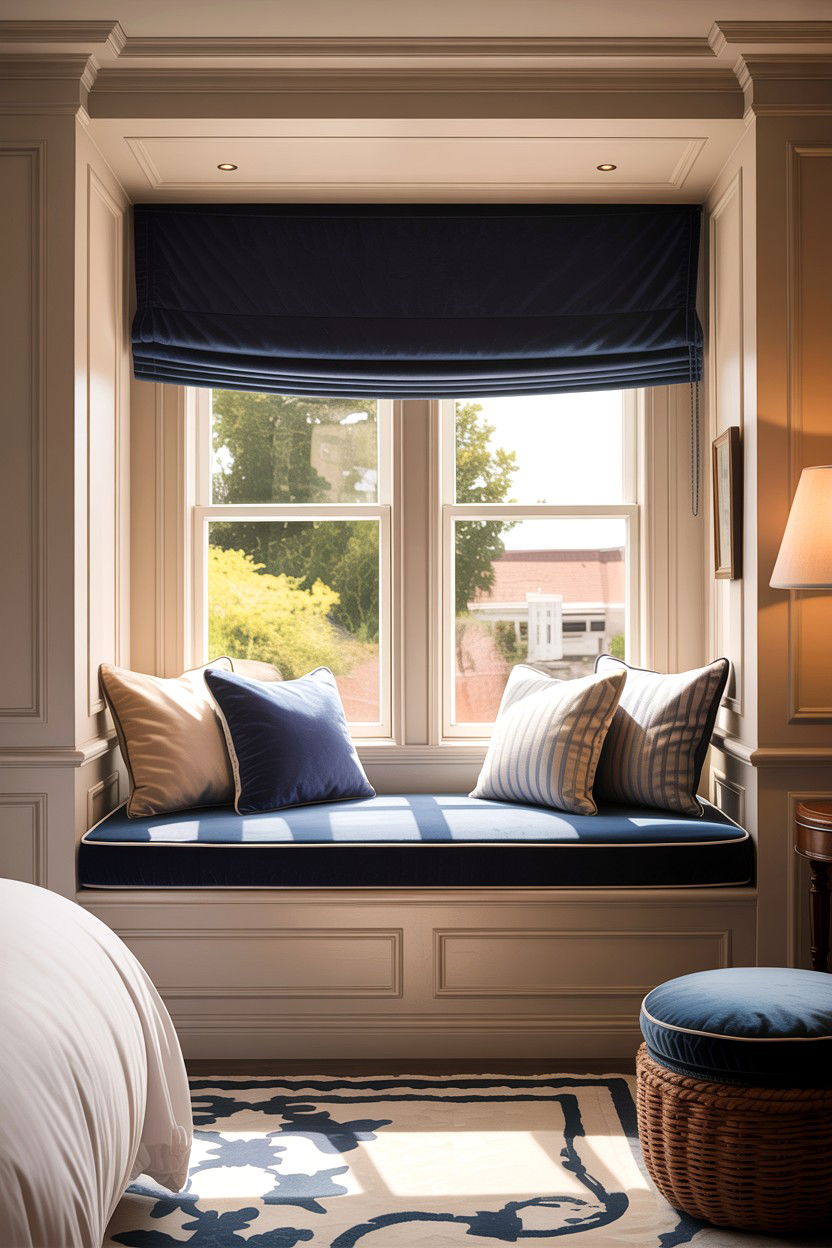 Window Seat - 30 boutique hotel bedroom ideas