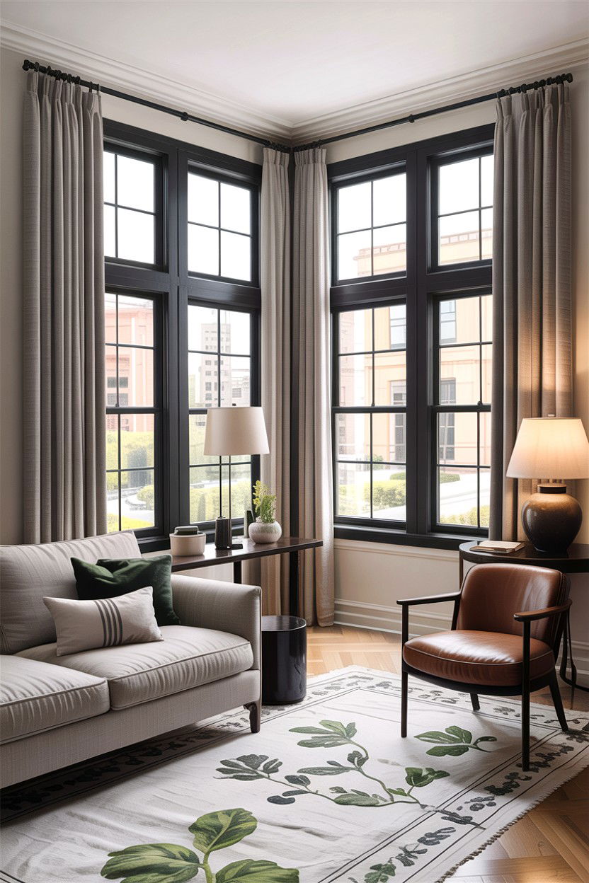 Window Treatment - 30 living room enhancement ideas