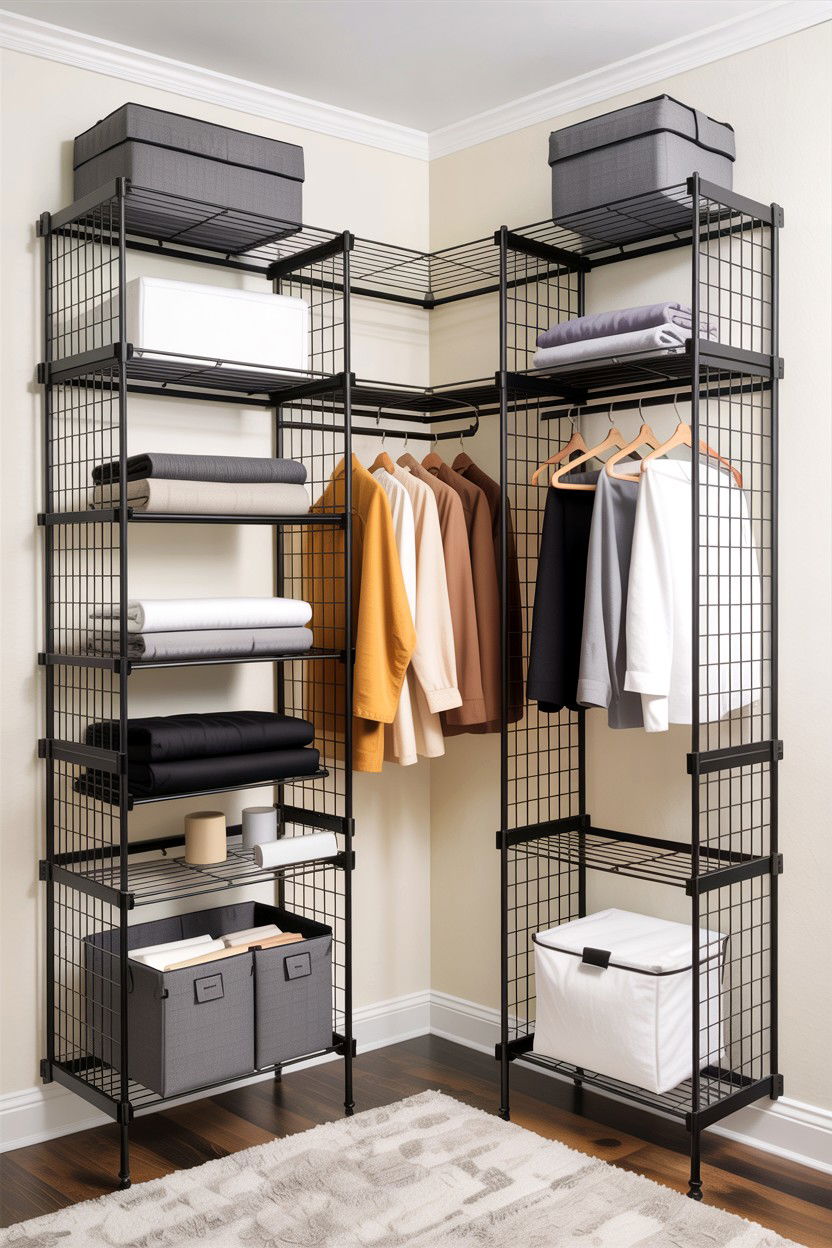 Wire Closet Shelving - 30 bedroom closet shelving ideas