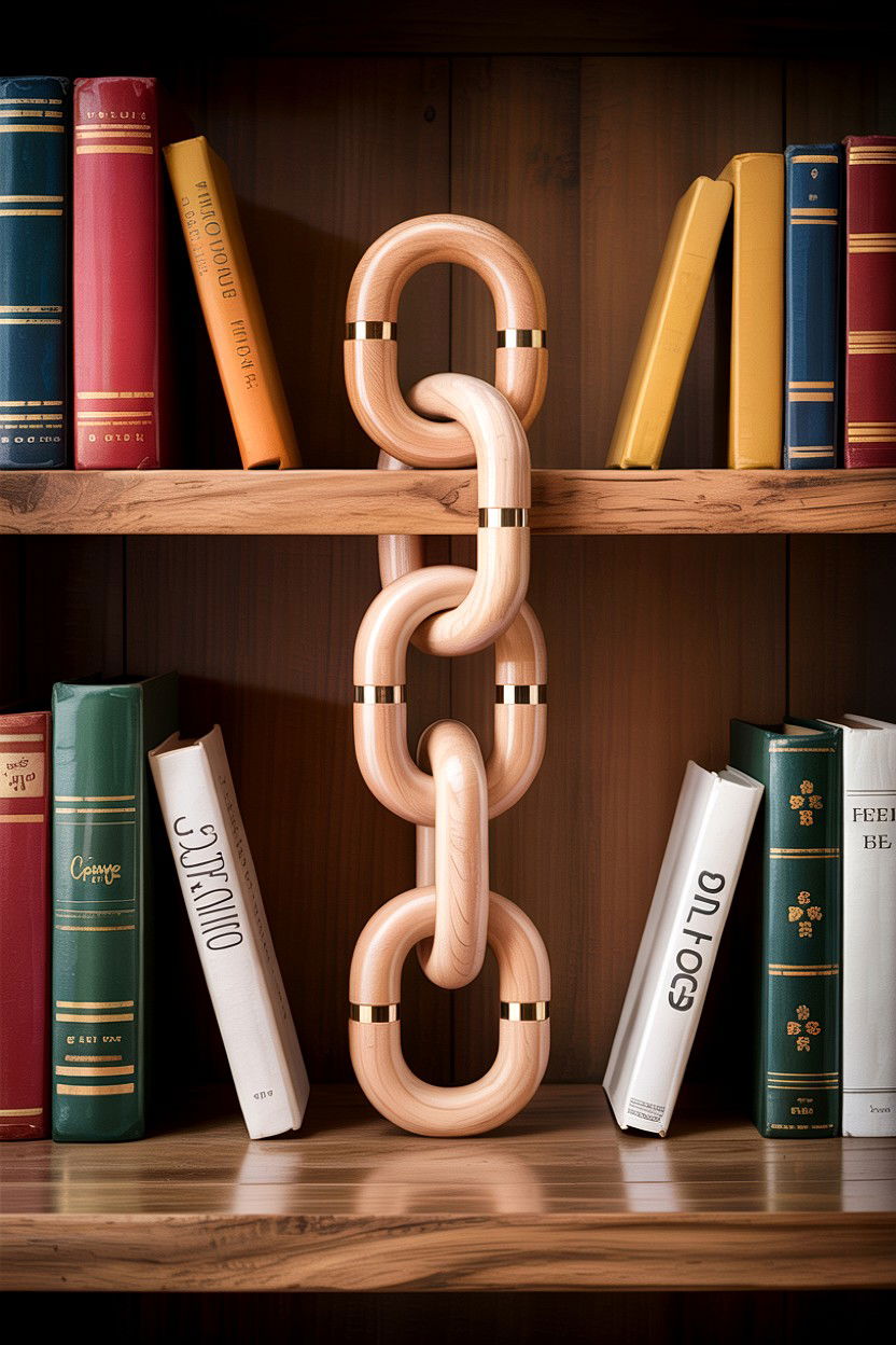 Wood Chain Link - 30 living room decorative objects