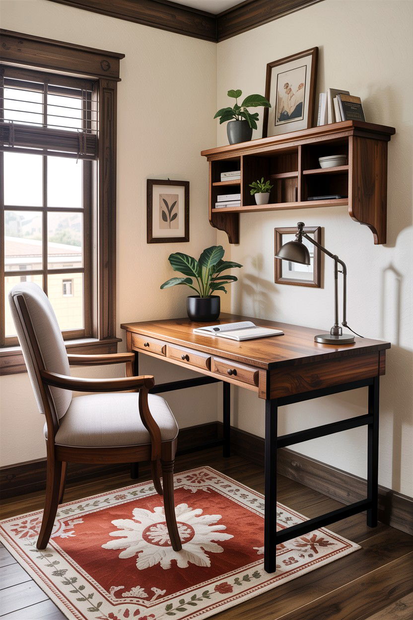Wood Corner Desk - 30 bedroom corner desk ideas