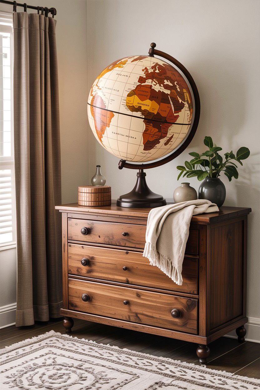 30 Bedroom Globes to Add an Elegant Touch of Style