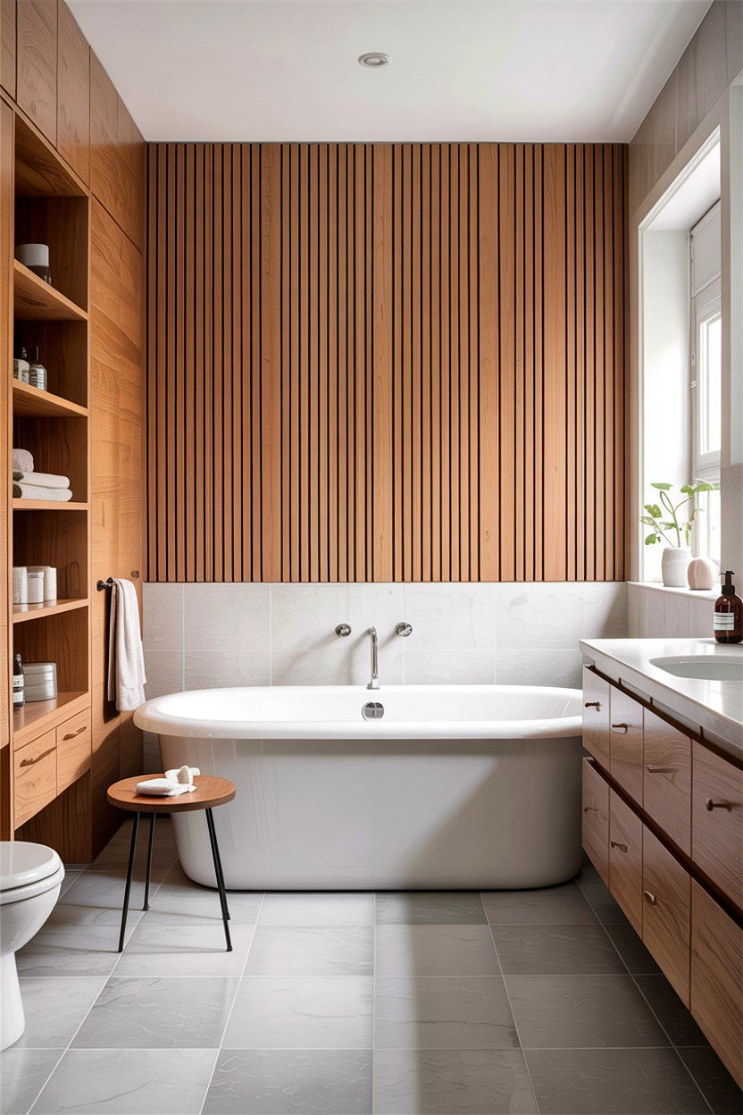 Wood Paneling Bathroom - 30 en-suite bathroom ideas