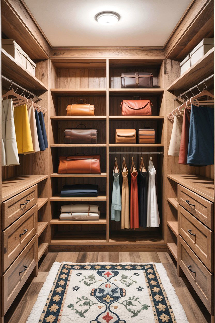 Wooden Closet Shelving - 30 bedroom closet shelving ideas