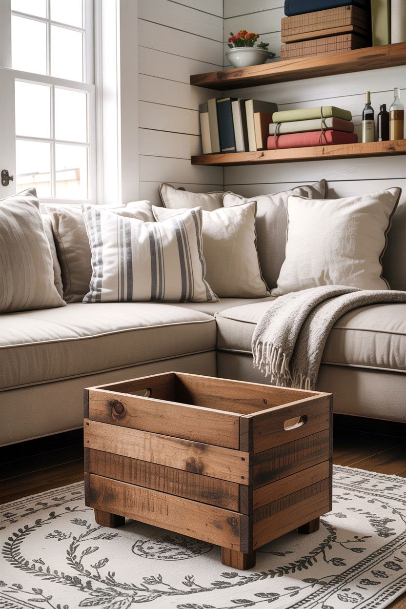 Wooden Storage Box - 30 living room decorative boxes