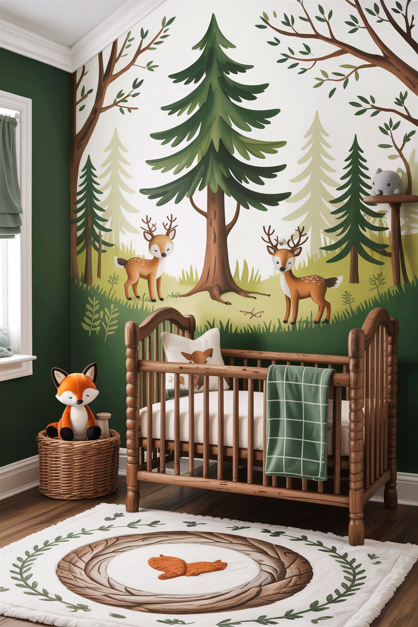 Woodland Baby Bedroom - 30 baby bedroom ideas