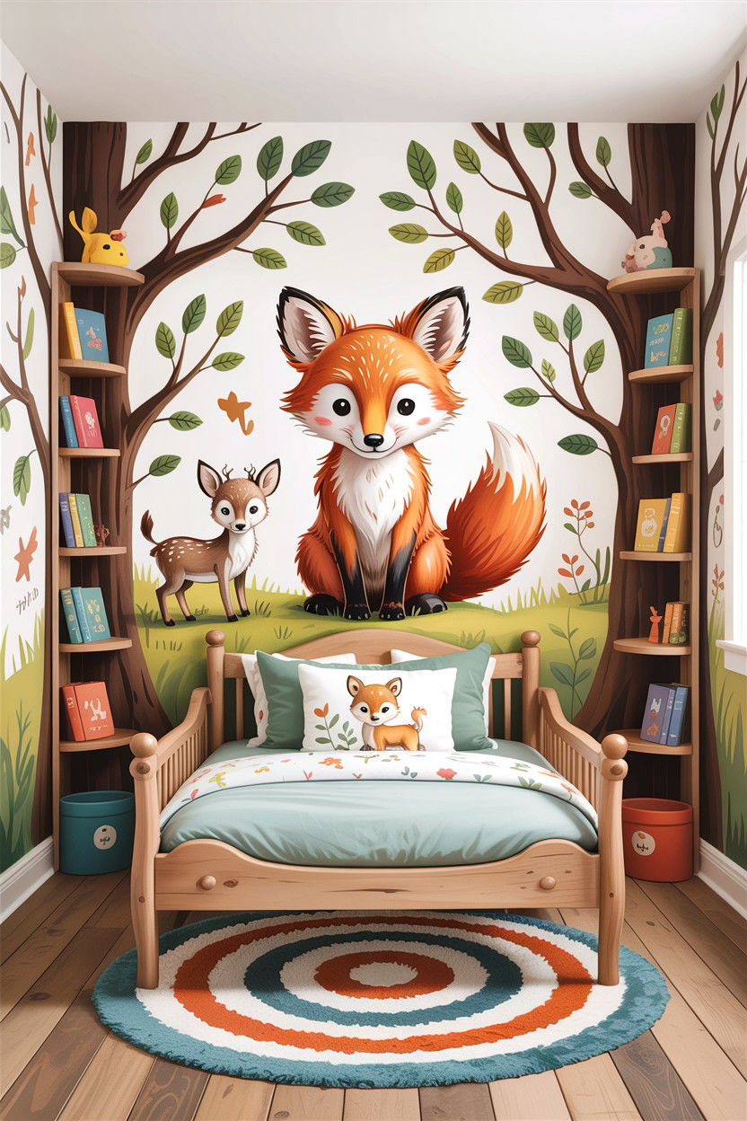 Woodland Creature Bedroom - 30 fairy tale bedroom ideas