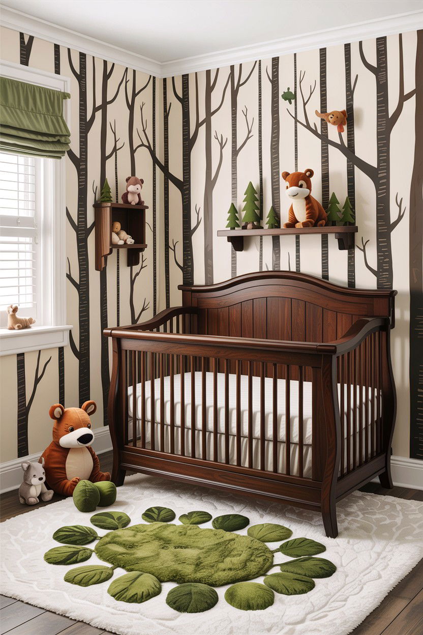 Woodland Nursery - 30 infant bedroom ideas