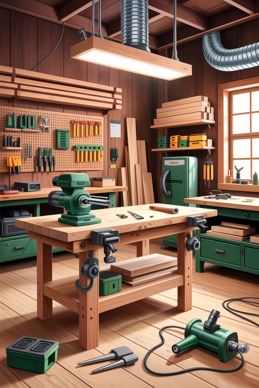 Woodworking Workshop Room - 30 bedroom conversion ideas