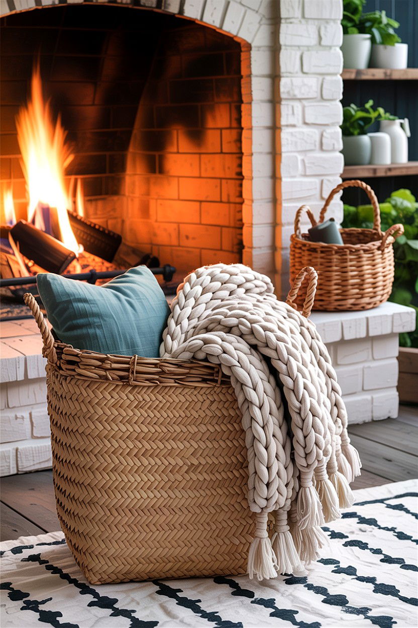 Woven Basket - 30 living room decorative objects