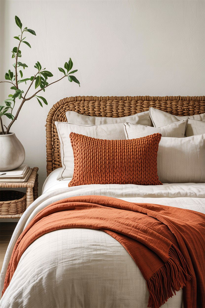 Woven Textured Pillow - 30 bedroom throw pillows