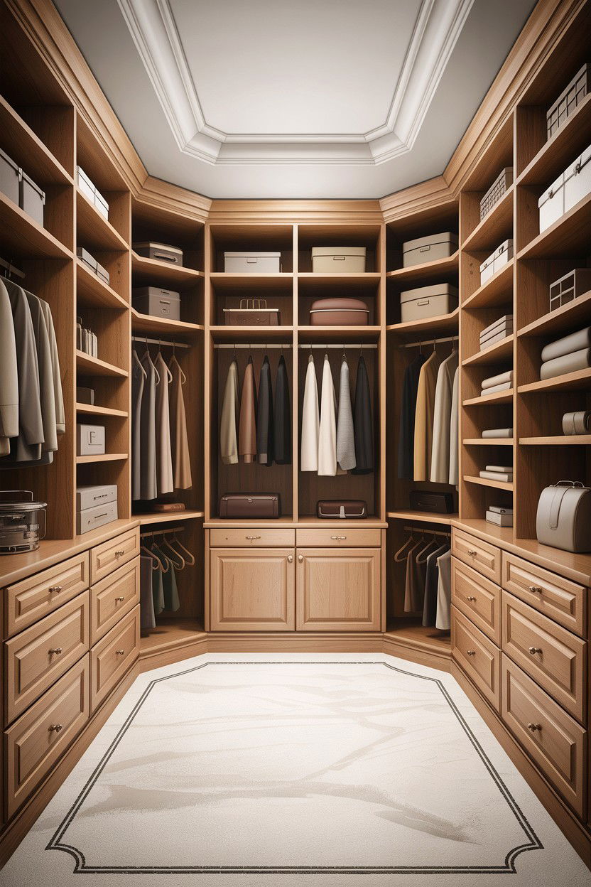 Wrap Around Walk In Closet - 30 bedroom walk-in closet ideas