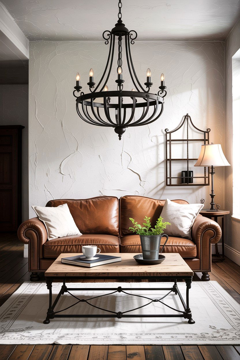 Wrought iron living room - 30 Southwestern living room ideas