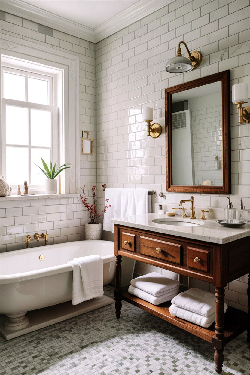 Zellige Tile Bathroom - 30 HGTV bathroom ideas