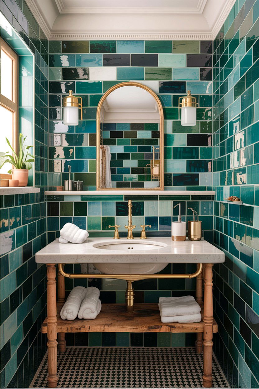 Zellige Tile Bathroom - 30 en-suite bathroom ideas