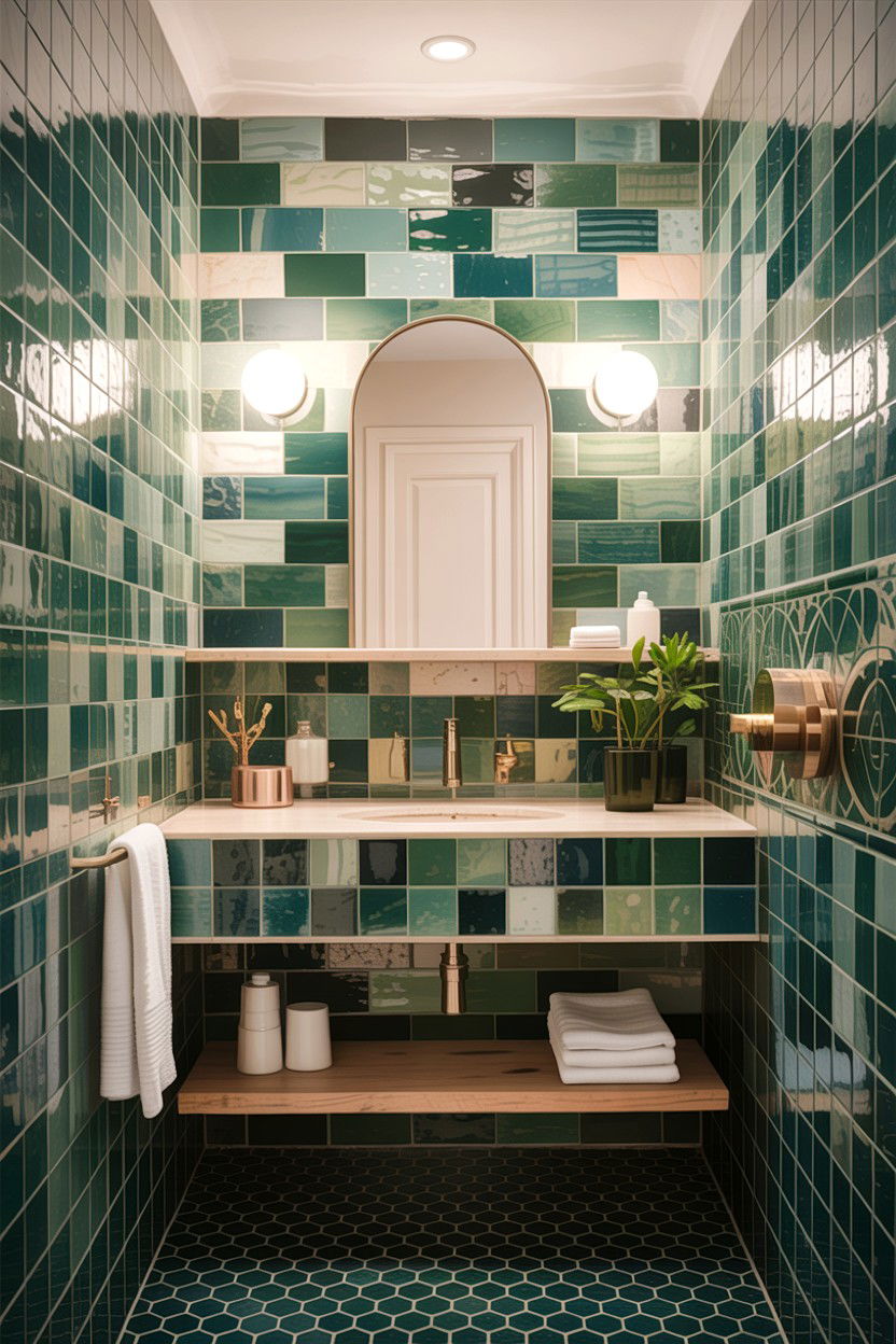 Zellige tile bathroom - 30 bathroom design ideas