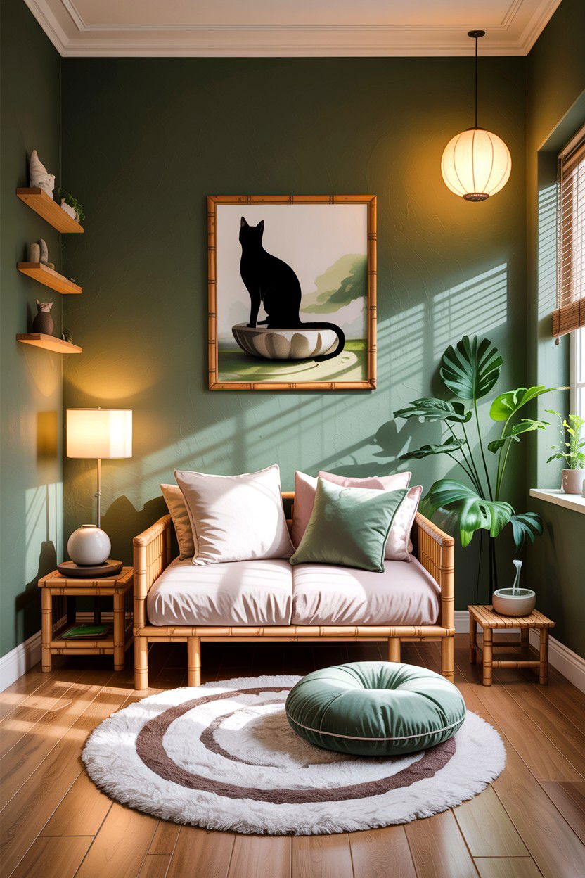 Zen Cat Space - 30 cat bedroom ideas