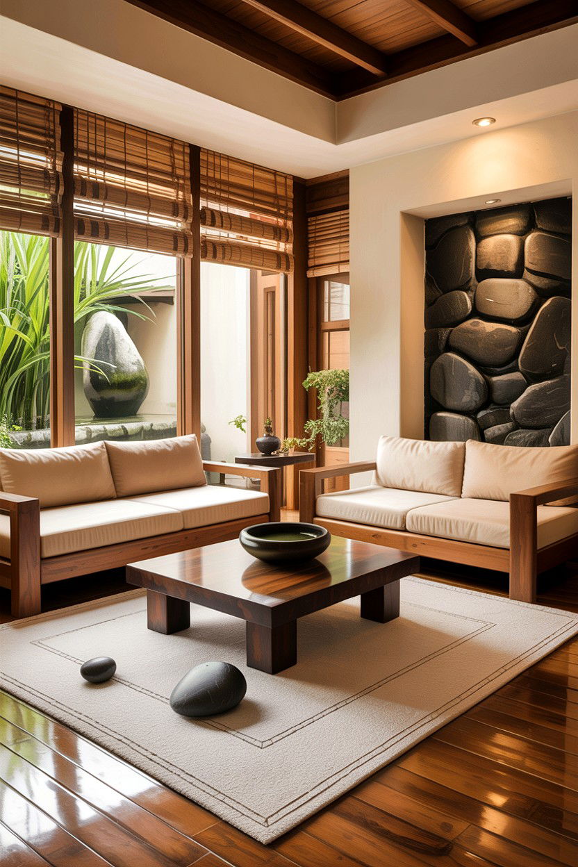 Zen Living Room - 30 living room decor ideas