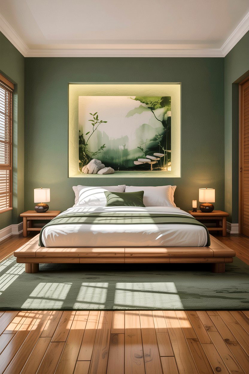 Zen Sage Green Bedroom - 30 sage and white bedroom ideas