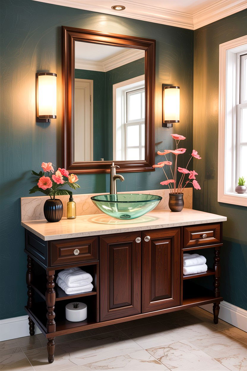 s Vessel Sink Vanity - 30 bathroom decade style ideas